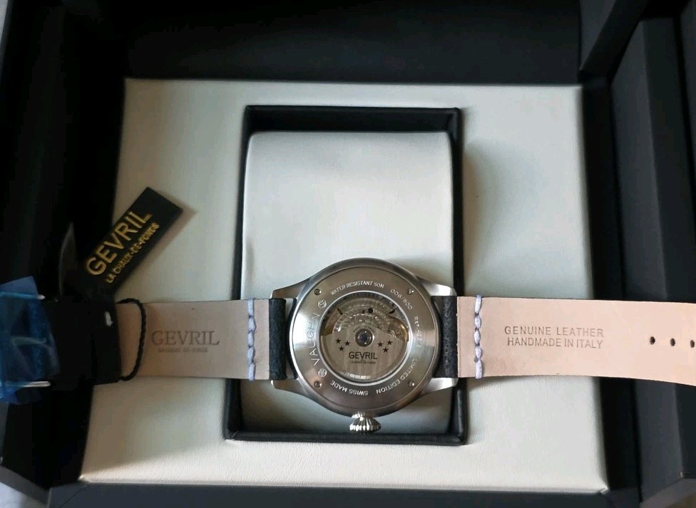 Gevril 43512 Vaughn Pilot Subdial Men’s Automatic Watch SWISS MADE – NEW & RARE
