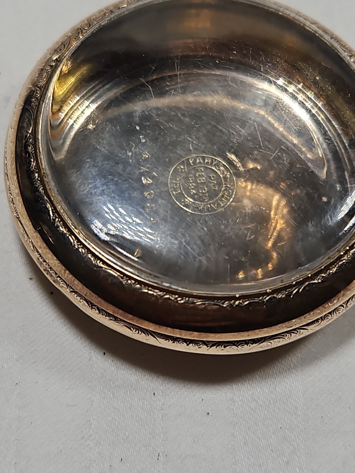 B189 Fahys Montauk 18s No. 1 Gold Filled Pocket Watch Case 69 Grams
