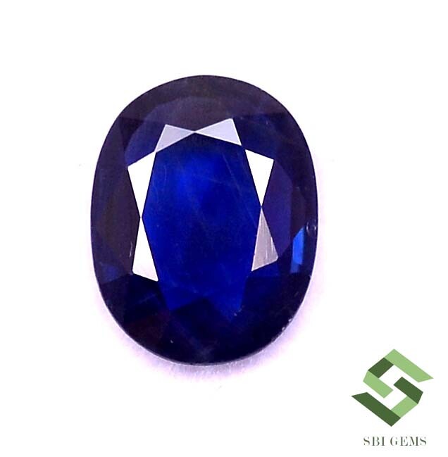 2.02 CTS Certified Natural Blue Sapphire Oval Cut 9.50×7.50 mm Loose Gemstone