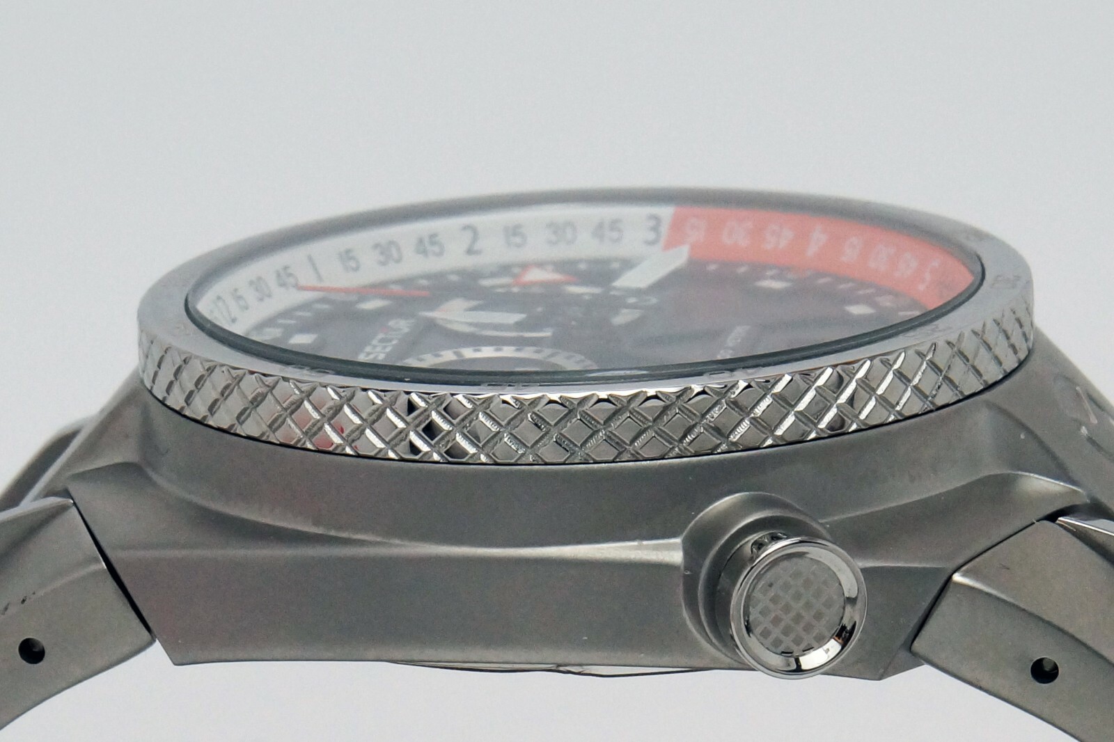 NEW SECTOR R3271695125 SWISS ALARM CHRONOGRAPH STEEL SPORT WATCH ANALOG QUARTZ