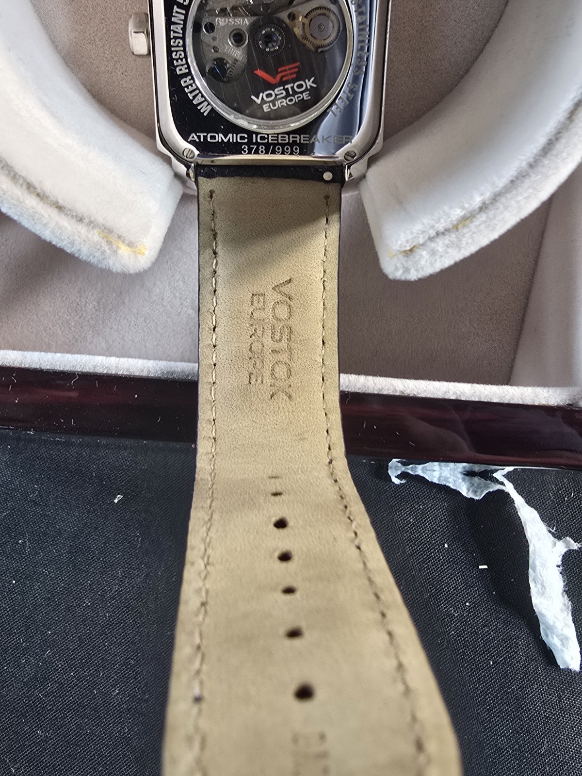 VOSTOK Europe ARKTIKA AUTO ATOMIC ICEBREAKER WATCH 378/999 DAY/NIGHT 32 J.
