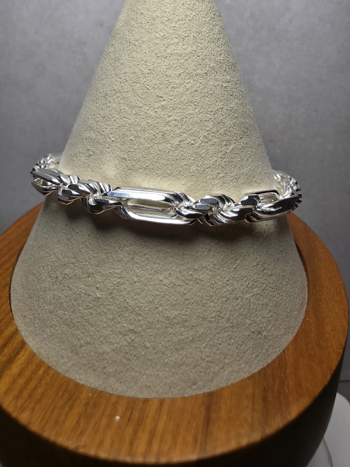8″ 5.6mm 18g Figarope Milano Bracelet Solid 925 Sterling Silver Stamped