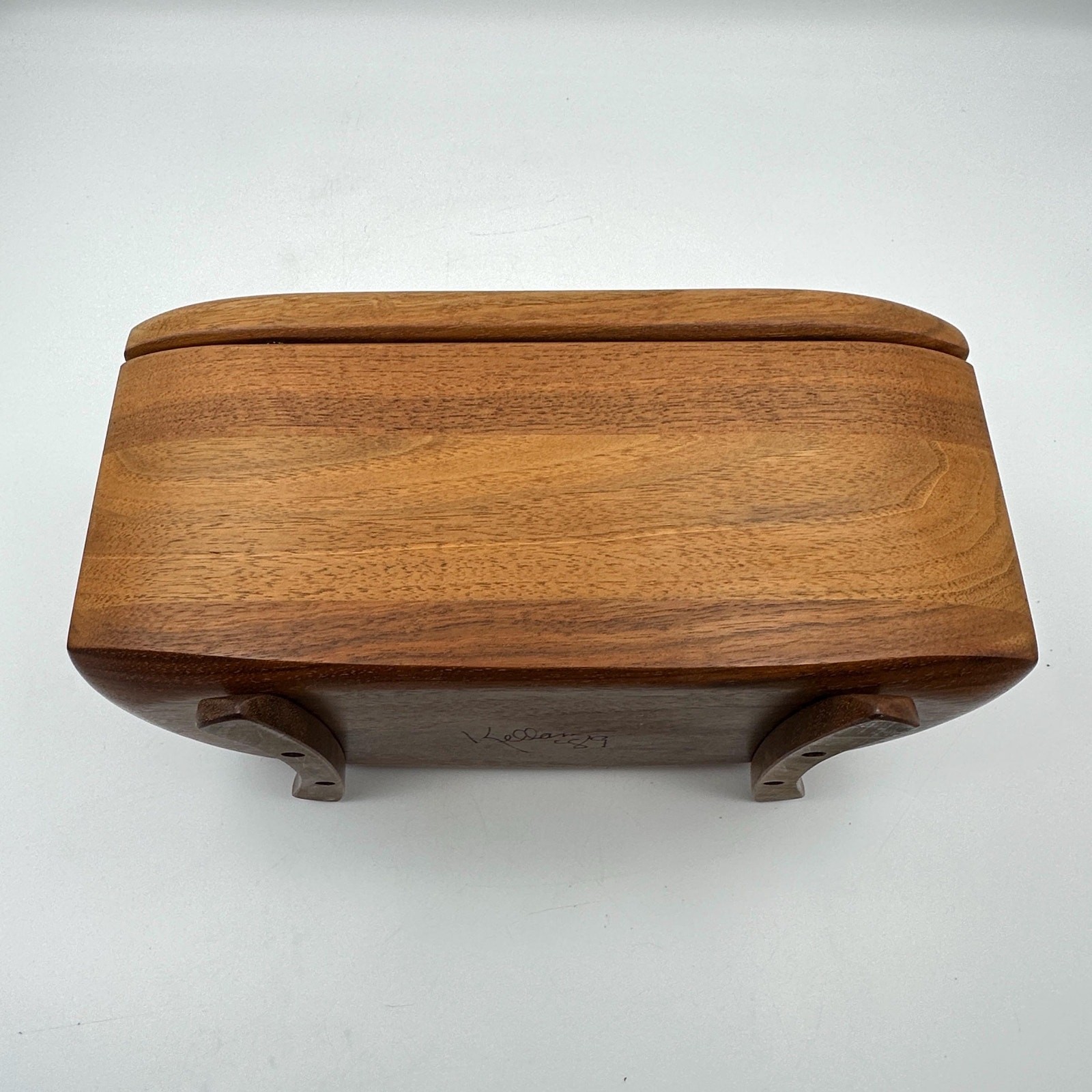 Kellam Studio Handcrafted Walnut Wood 5-Drawer Jewelry Box