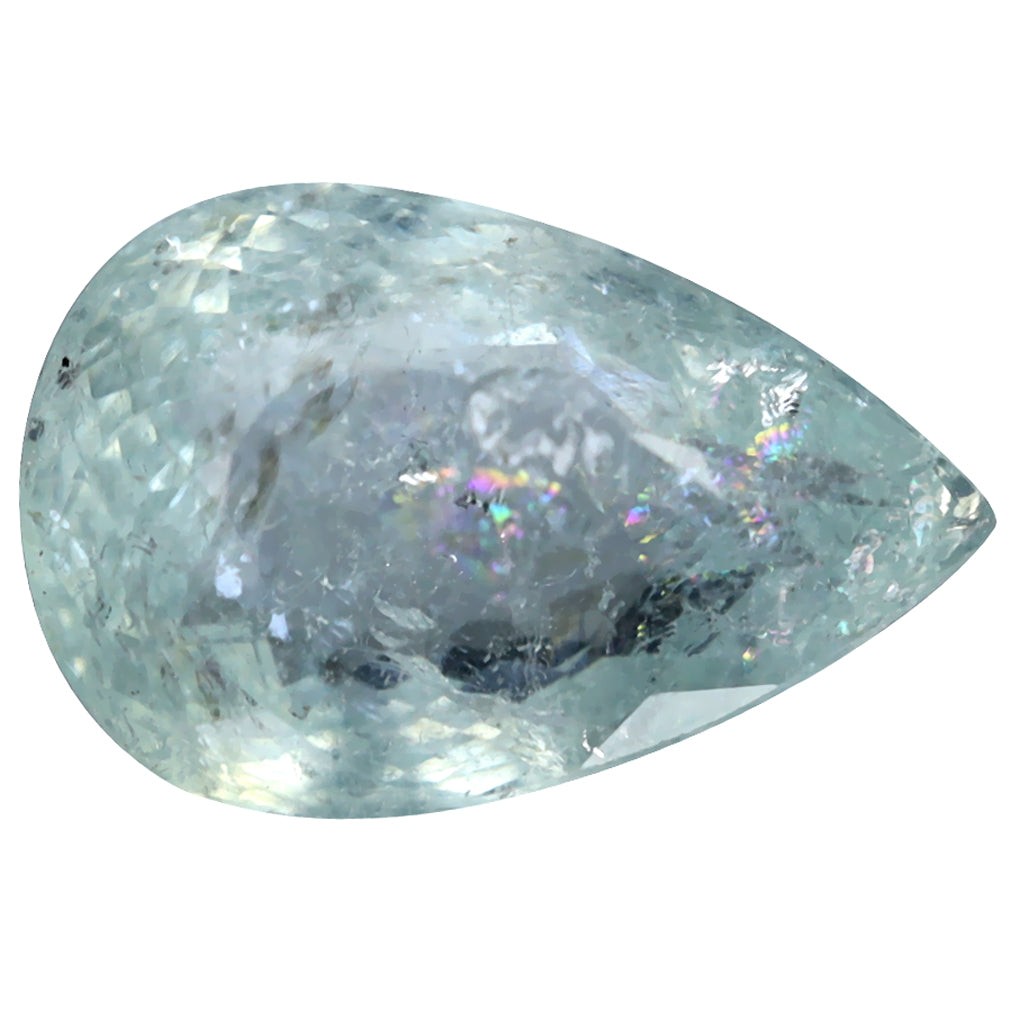 5.36 ct AIG CERTIFIED PEAR (13.99 x 9.02 mm) COPPER BEARING PARAIBA TOURMALINE