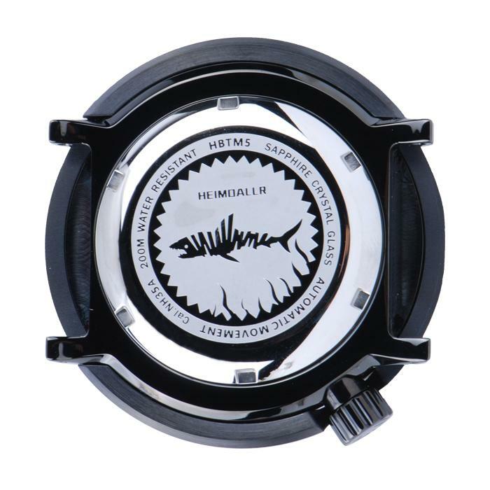 Heimdallr Sharkey Sea Shepard NH35A Black Tuna PVD 200M Diver Automatic Watch C3