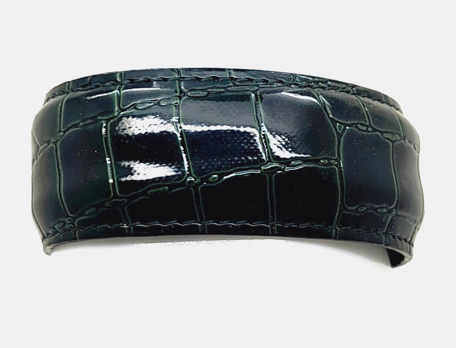 B001 Western Tribal Faux Snakeskin dk green 1.15 ‘Wide Cuff bangle Bracelet