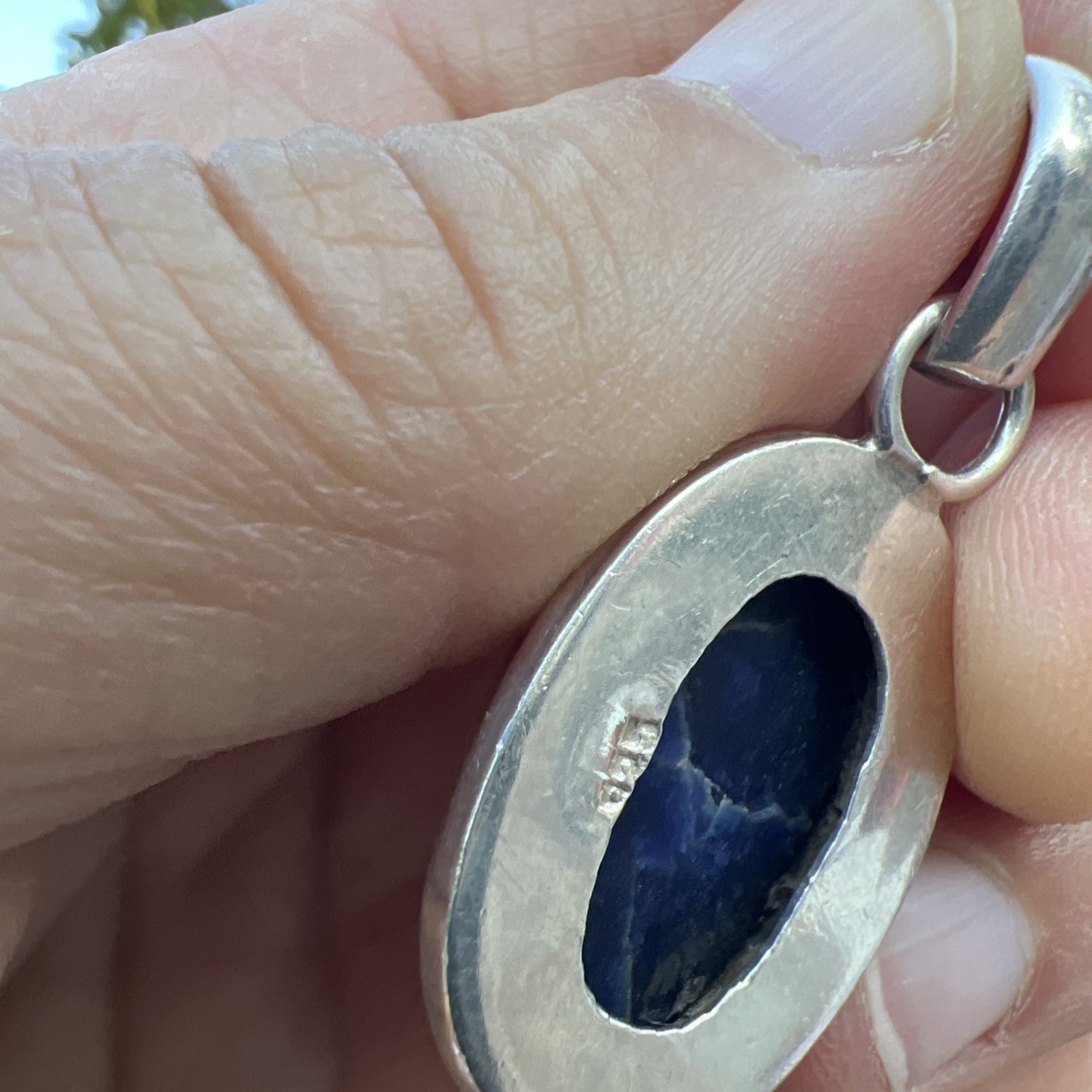 Oak 7 Sterling Silver Sodalite Pendant