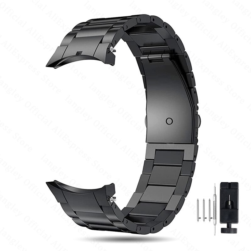 No Gaps Titanium Watch Band for Samsung Galaxy Watch 5/4 40/44mm Metal Strap