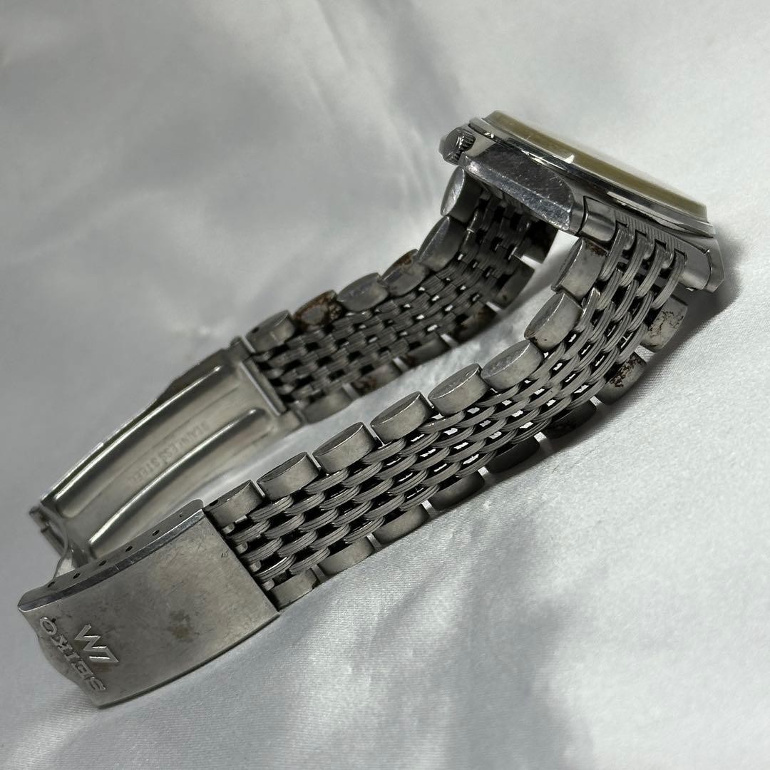 Seiko Lord Matic 5606-7010 Automatic Watch Silver Dial 1970s Used