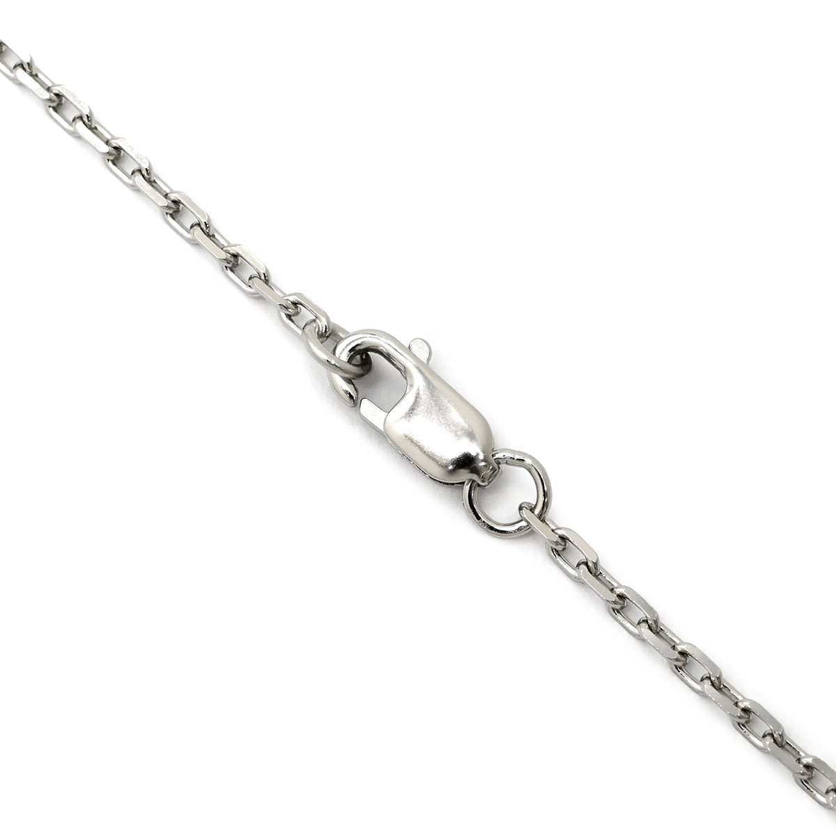 Hermès Pop H Pendant Mini Necklace Metal Beige Brown Lacquer Silver 39cm #M-196