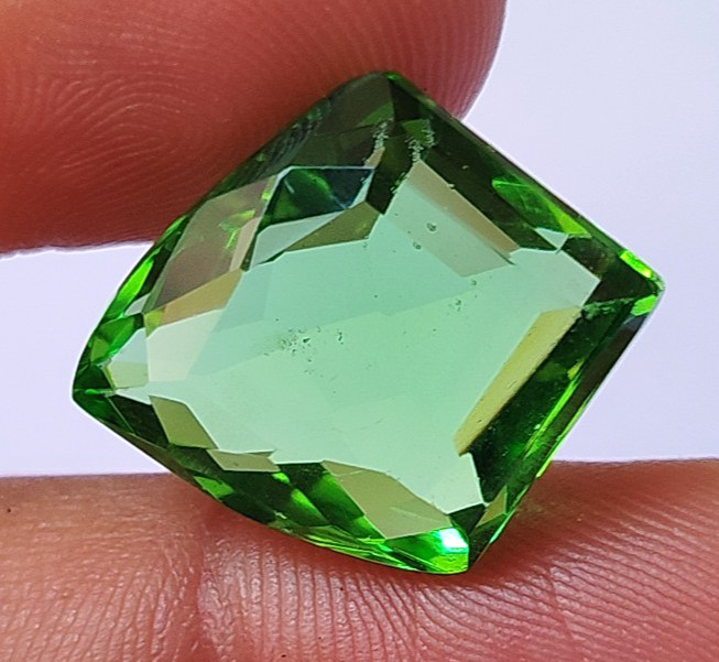 AAA+ 19.50 CT Green Peridot Fancy Cut Faceted Loose Gemstone @Best Offer Price