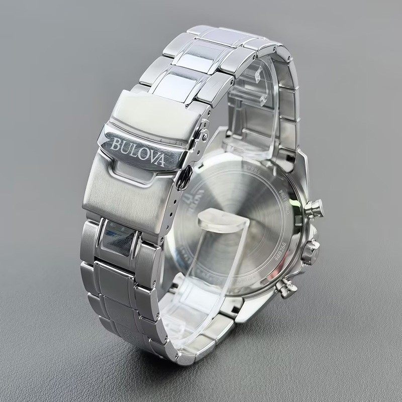Bulova Marine Star Series B Men’s Quartz Watch Blue Dial Stainless Steel 43mm