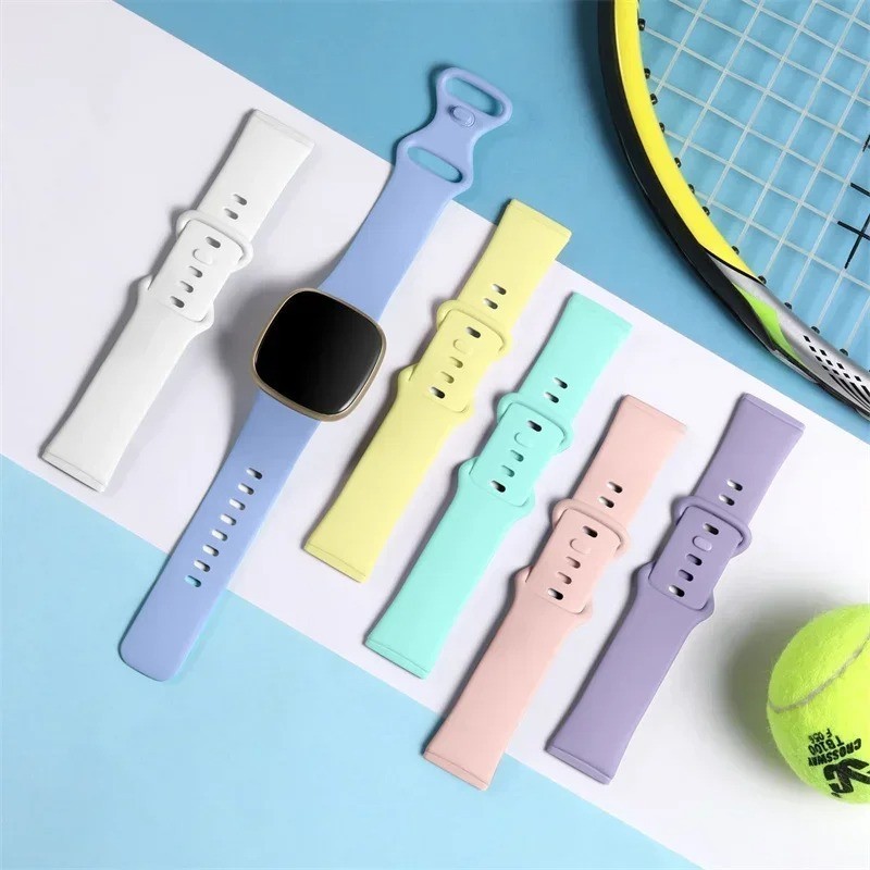 For Fitbit Versa 3 4 Sense Silicone Strap Wristband Replacement Watch Band Sport