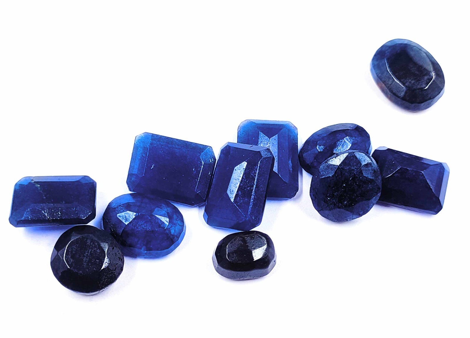 Natural Blue Sapphire 100 Ct IGL Certified MIX Shape LOT Faceted Loose Stone AAM