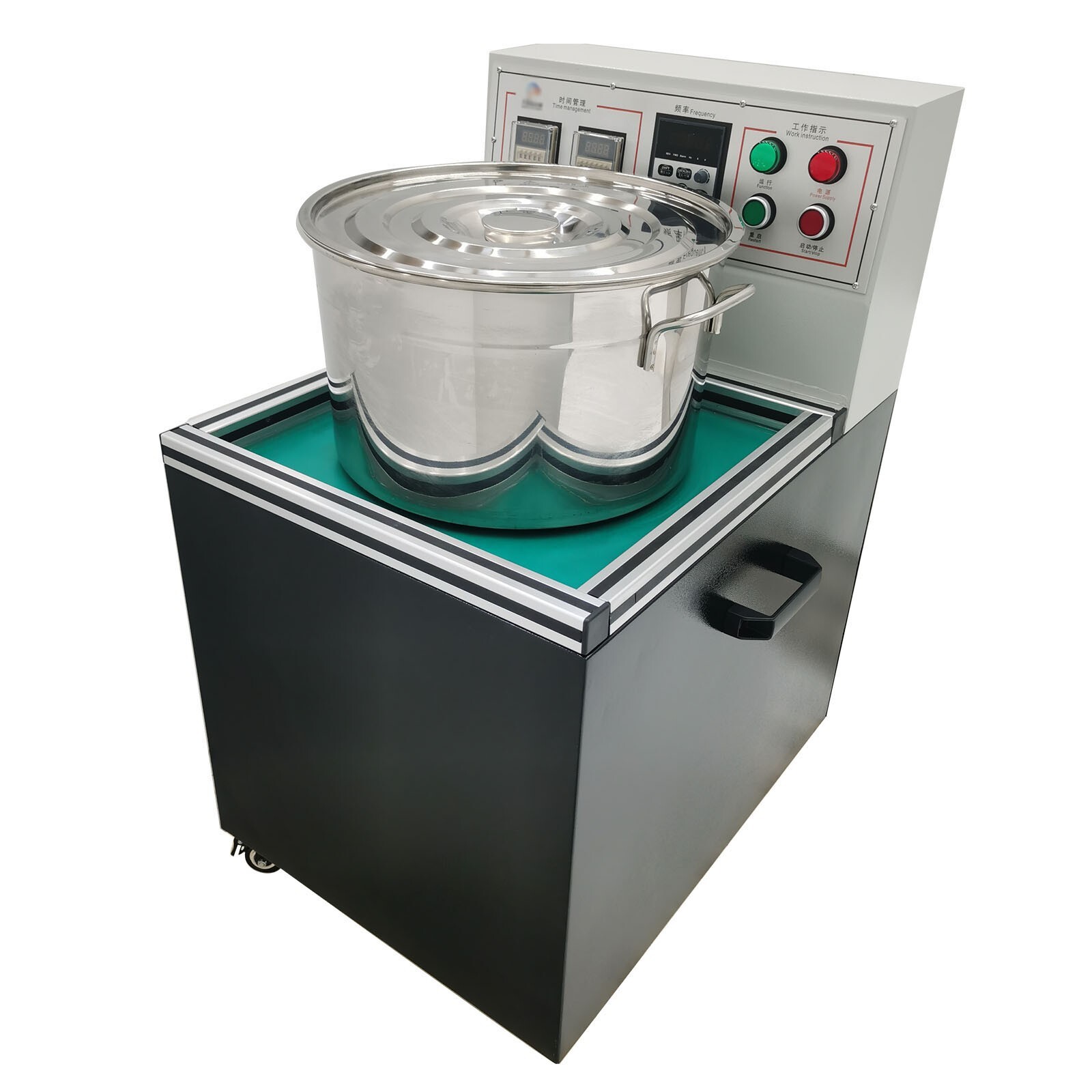 Magnetic Polishing Grinding Machine 220V Polishing Deburring Machine 6KGCapacity