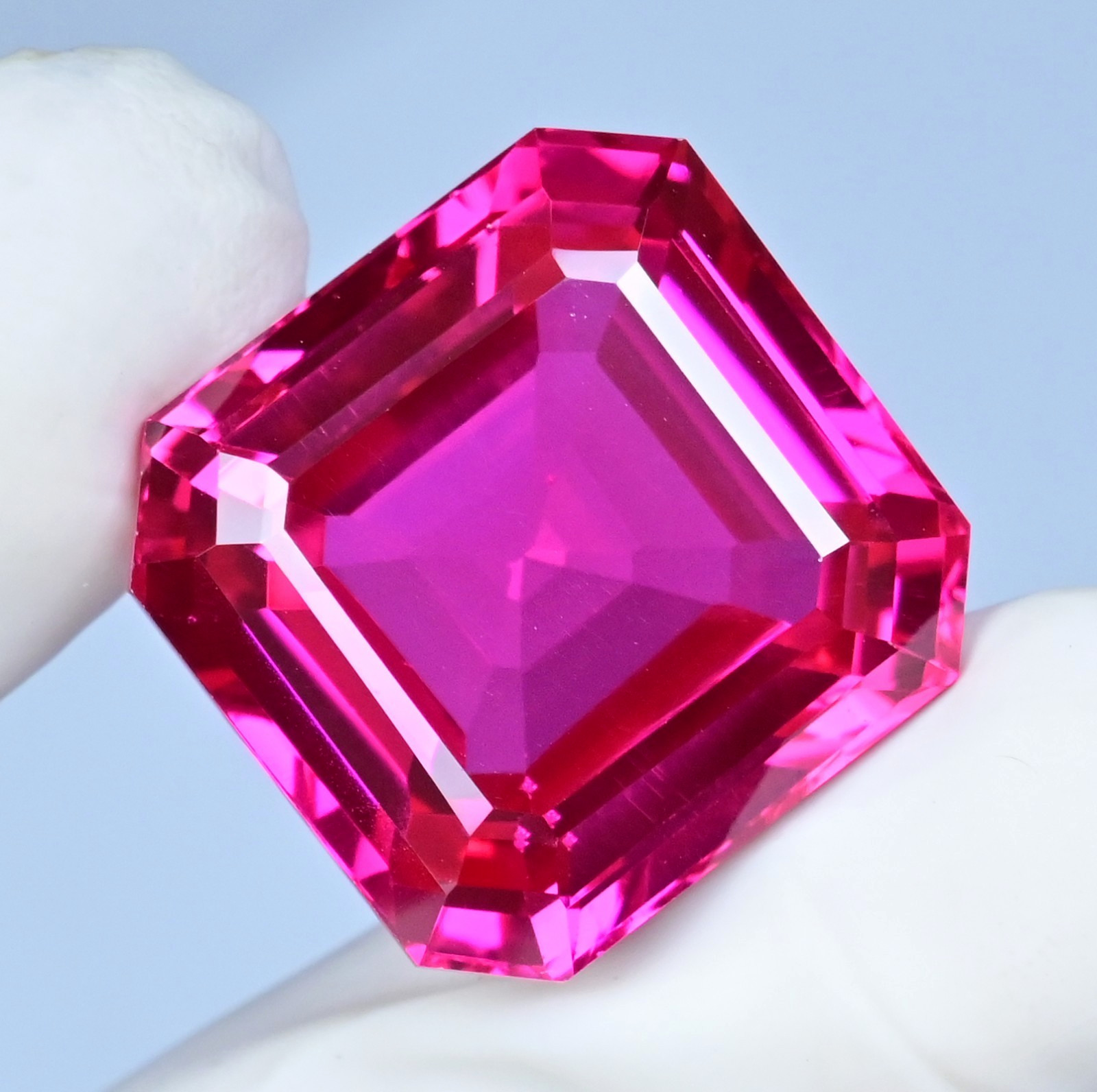 58.85 Ct Flawless Rare Natural Certified Mogok Red-Pink Ruby Octagon Gemstone