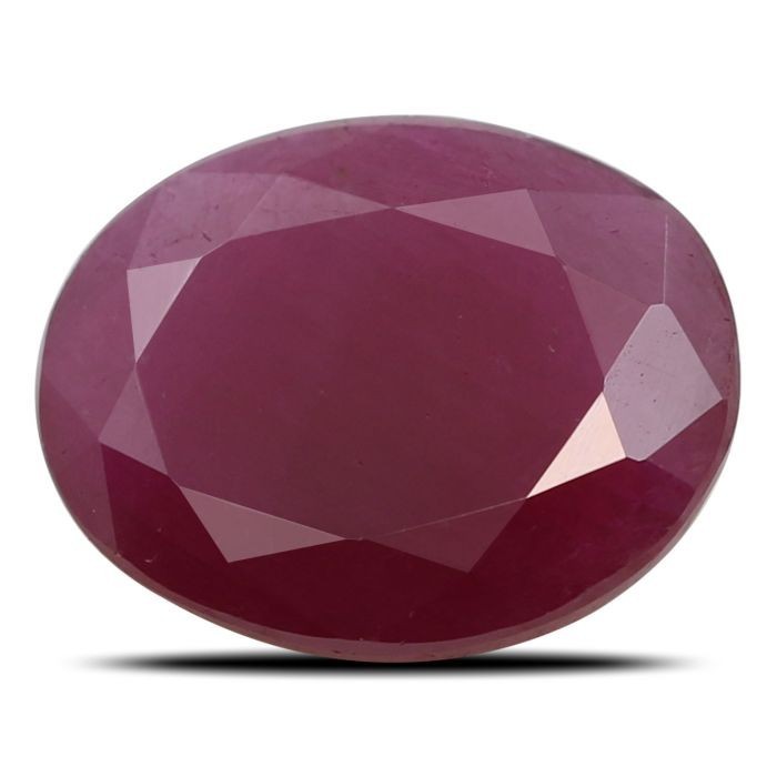 INDIA RUBY 7 X 5 MM OVAL CUT EARTH MINED AND UNTREATED GEMSTONE AAA (A-181)