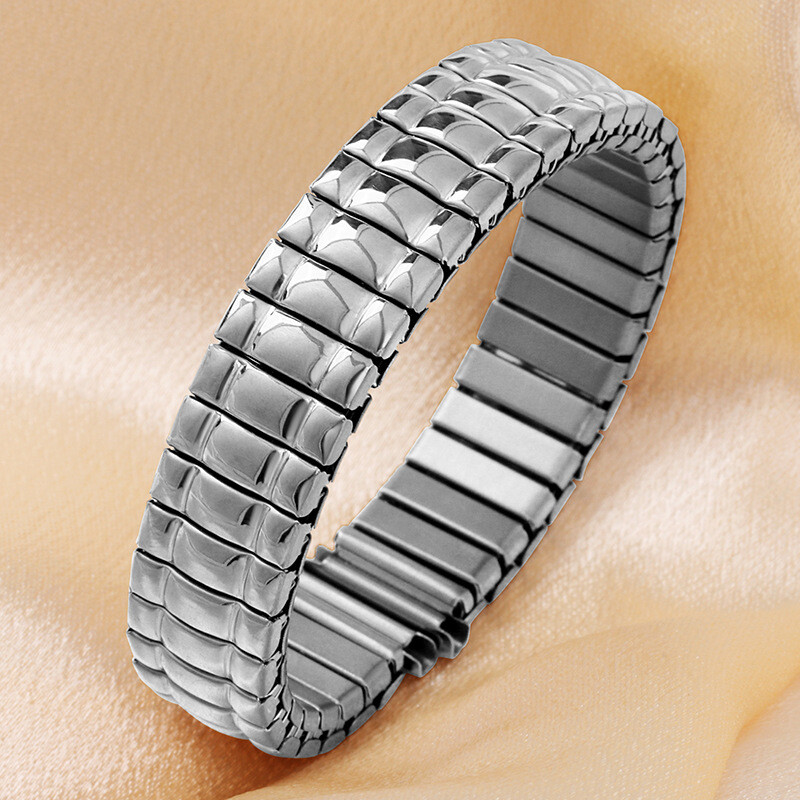 Quality Stainless Steel Spring Watch Band Metal Elastic Strap 12/14/16/18/20mm