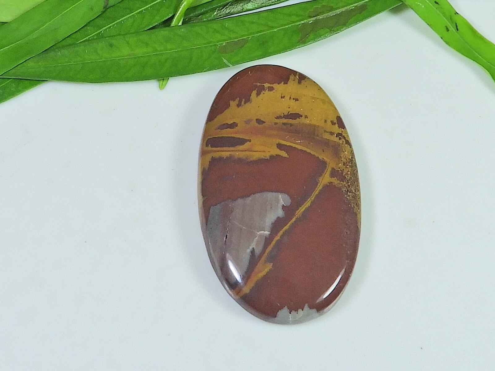 22X40X05MM Natural Noreena Jasper Oval Cabochon Loose Gemstone 47Cts