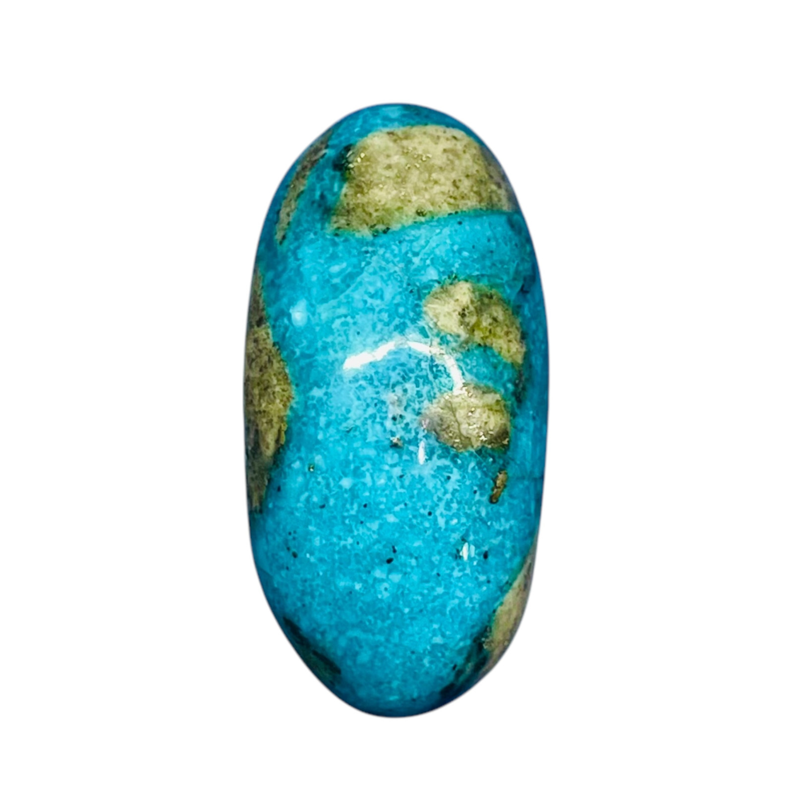 25 Cts Natural Turquoise 25×12.5mm Oval Blue Cabochon Loose Untreated Gemstone