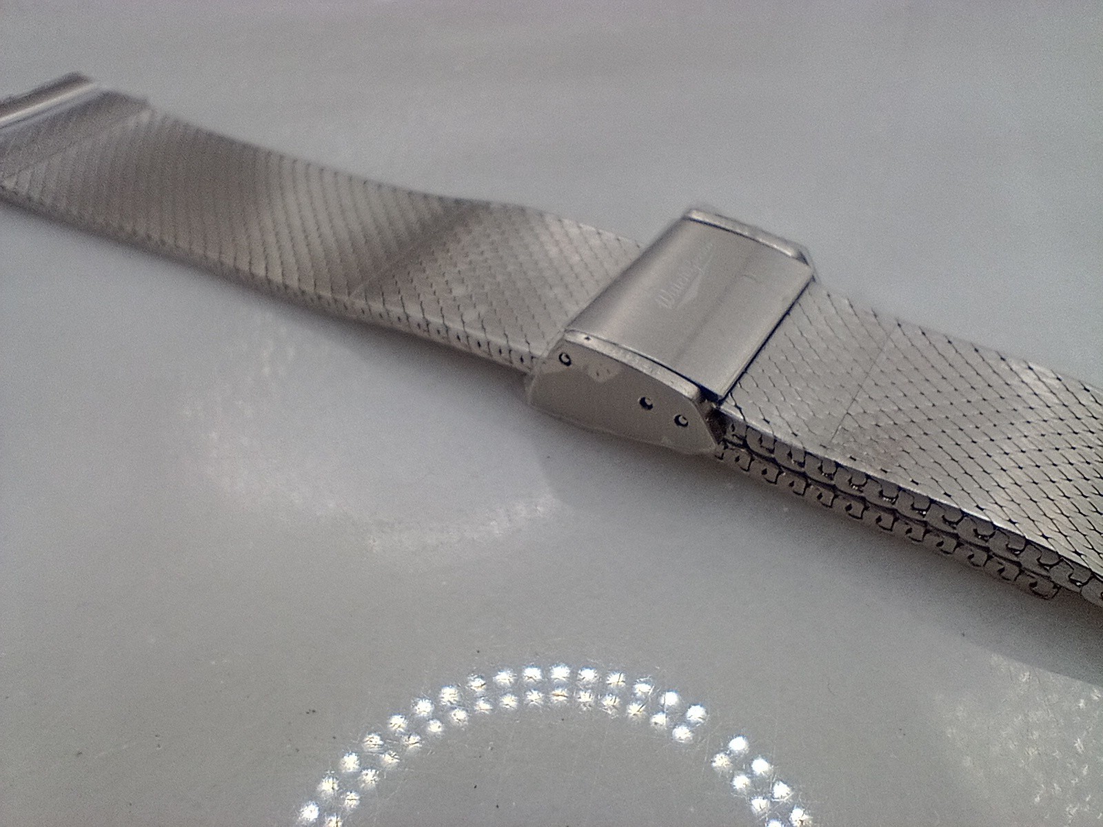 New Watchgecko 21mm Calibre 1960 Mk2 Mesh Stainless Watch Strap Bracelet 6B452