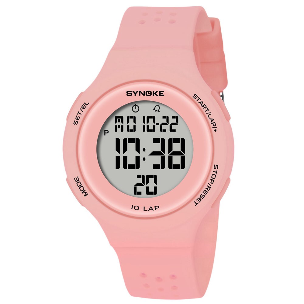 Womens Girls Outdoor Sport Digital Watch Waterproof Back Light LED Watch Gift