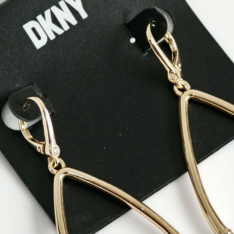 DKNY Crystal Teardrop Drop Statement Earrings Gift Women Party Vacation Jewelry