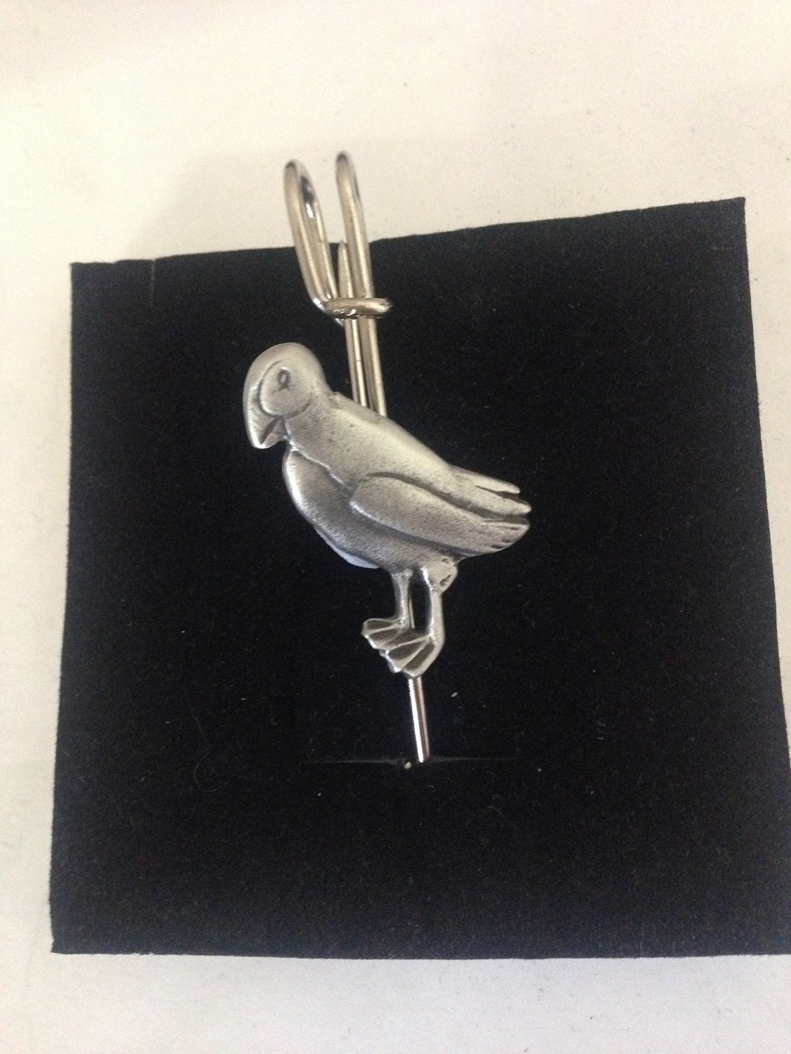 Puffin R35 Pewter Emblem Kilt Pin Scarf or Brooch 3″ 7.5 cm