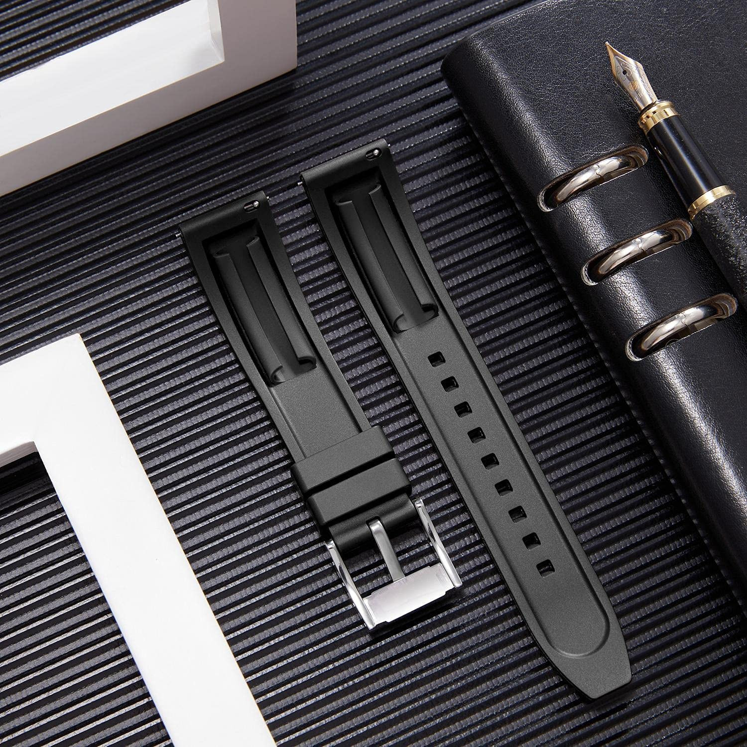 Correas de reloj de silicona liberacion rapida bandas de reloj inteligentes