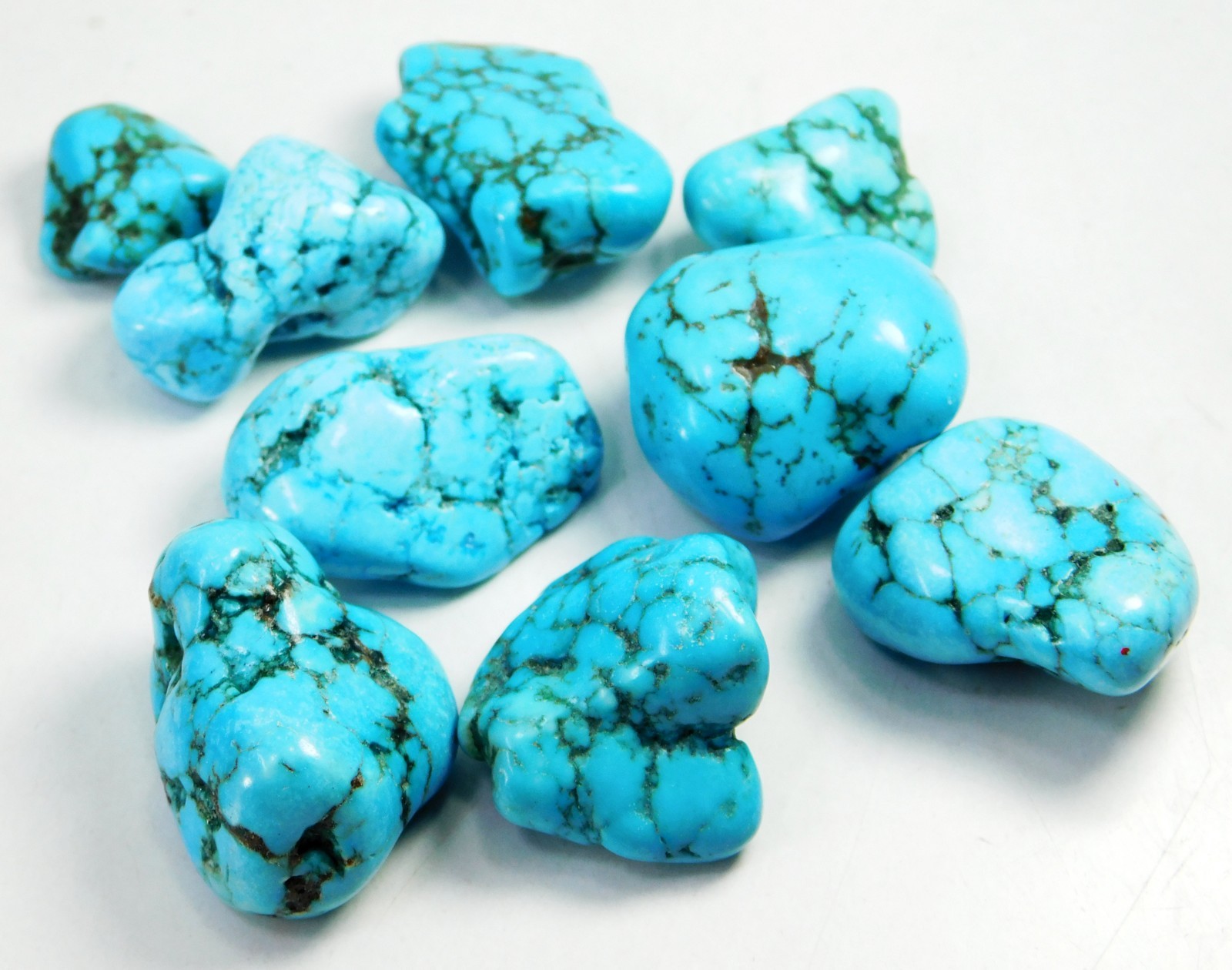 Natural 249 Ct Certified Blue Turquoise Tumble Rough Loose Gemstone Pair