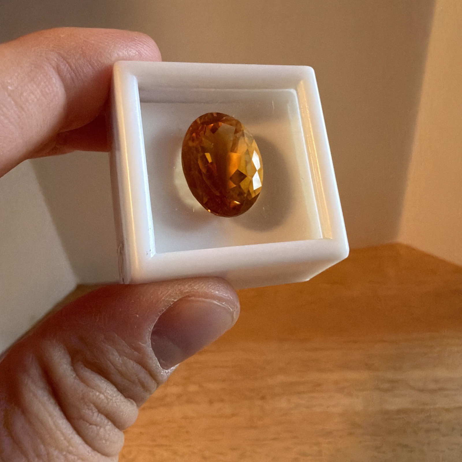 Natural Yellow Citrine 20x15mm Cut 13.25 Ct Oval Loose Gem Stone