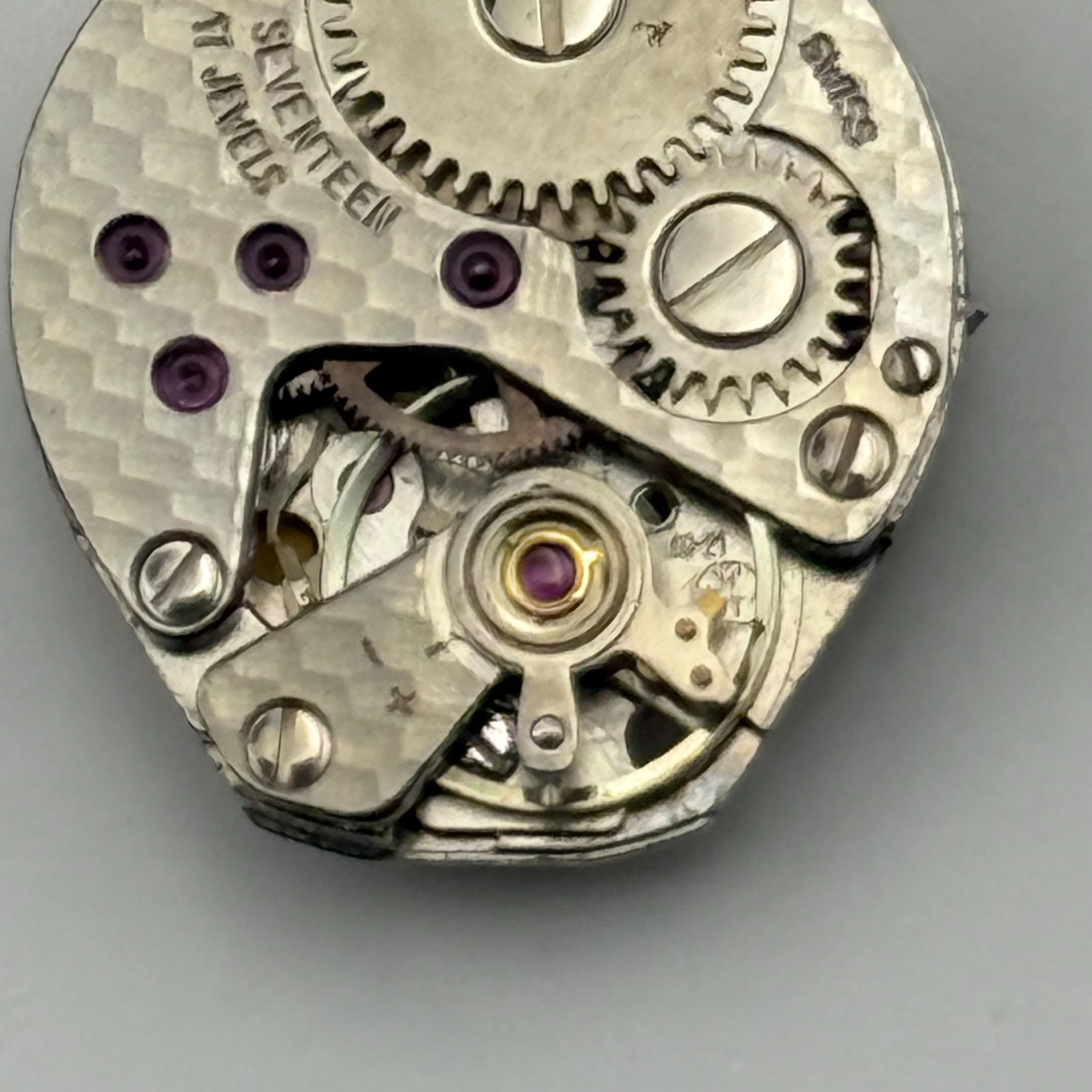 FHF 69-21 Watch Movement Corvette 17Jewels Swiss Manual Wind Parts Repair 15.3mm