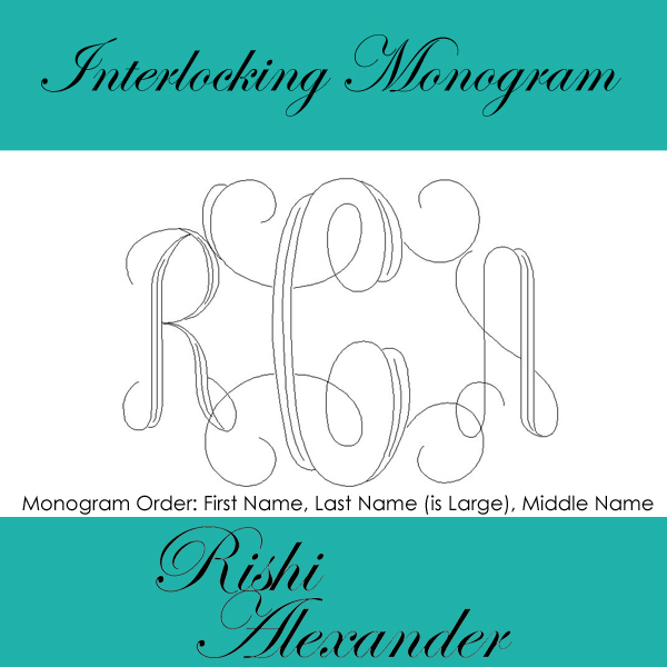 Personalized .925 Sterling Silver Round Monogram Necklace