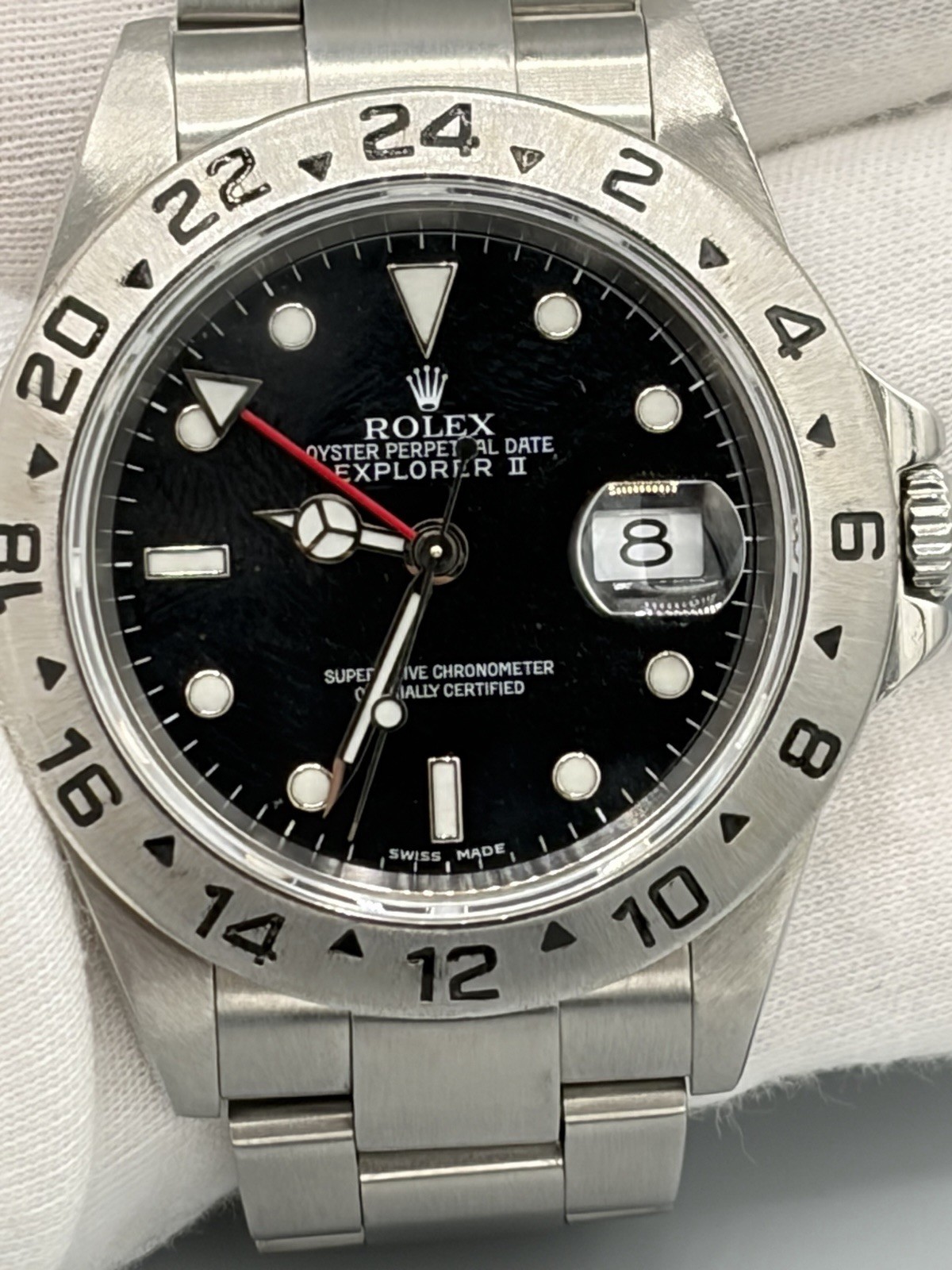 2002 Rolex Explorer II 16570 (Black Dial) Y Serial – Fresh Service, Unworn Since
