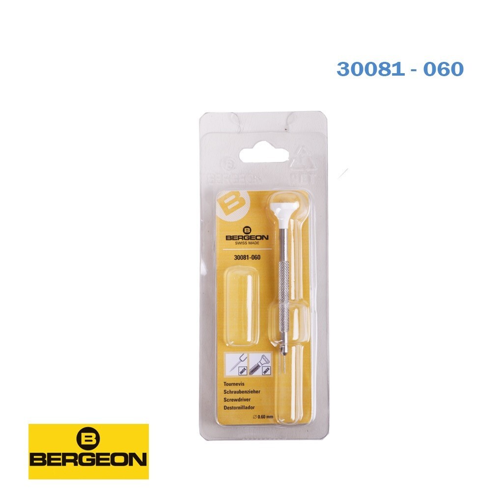 Bergeon 30081-060 Ergonomic Handle Watchmaker Screwdriver. Ø 0.60 mm