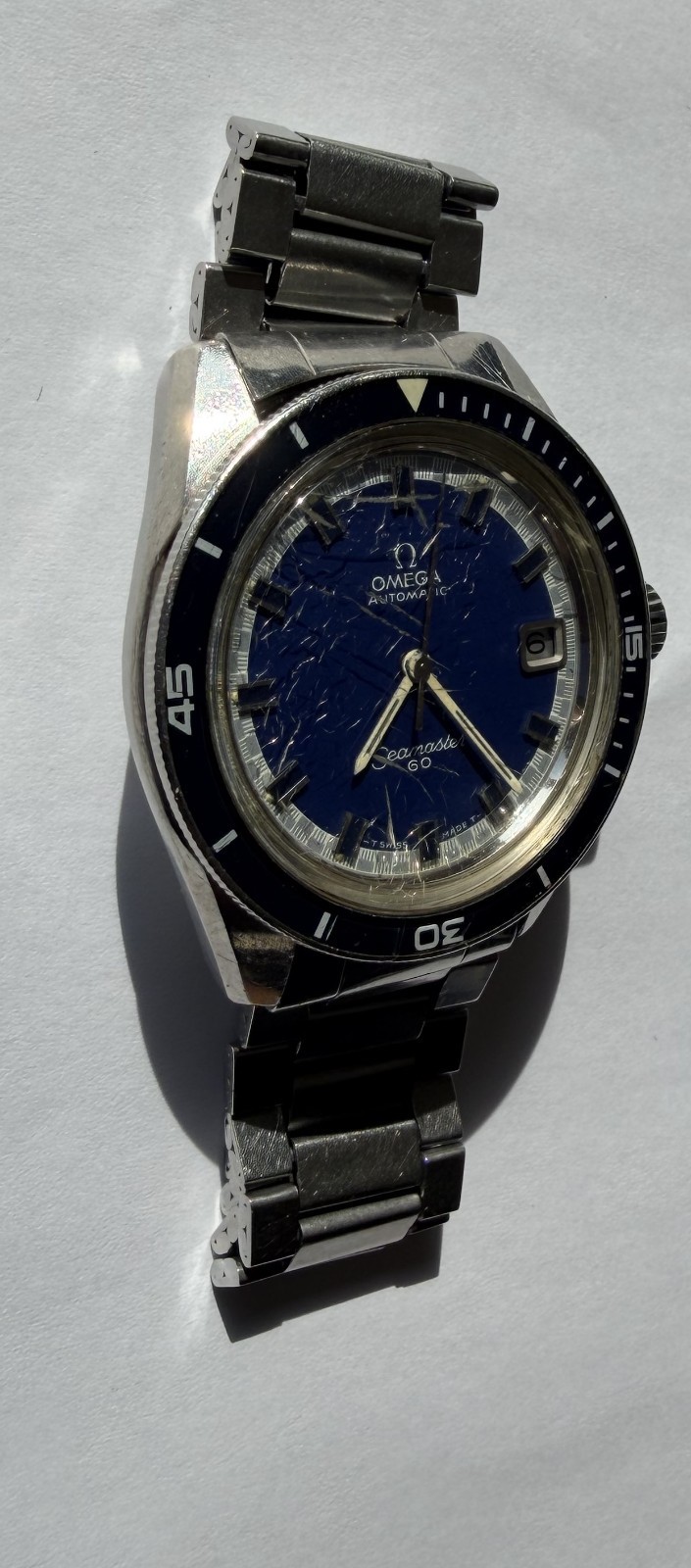 Omega 166.062 Seamaster 60 Big Crown (ideal for restoration) 37mm ~1969
