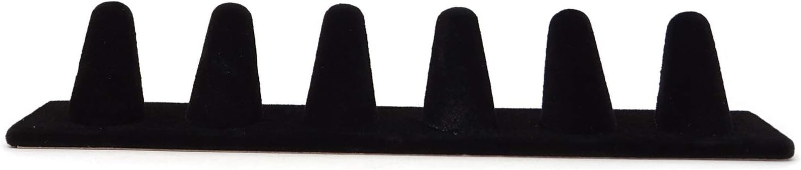 Honbay Black Velvet 6 Finger Ring Display Stand Organizer Stand