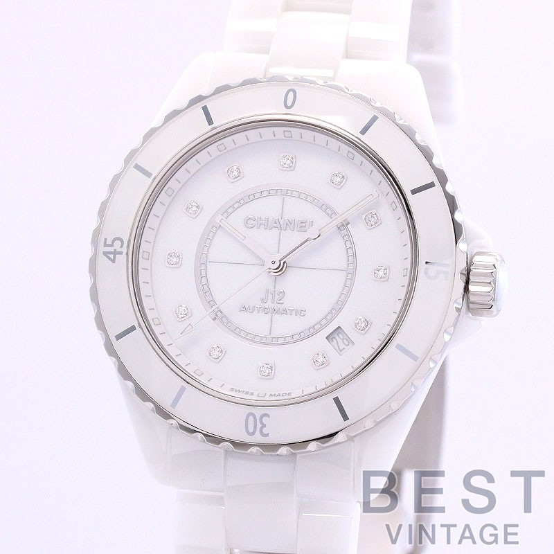 Chanel J12 Caliber 12.1 38MM H5705 Ceramic White Dial Automatic Men’s #BVW481