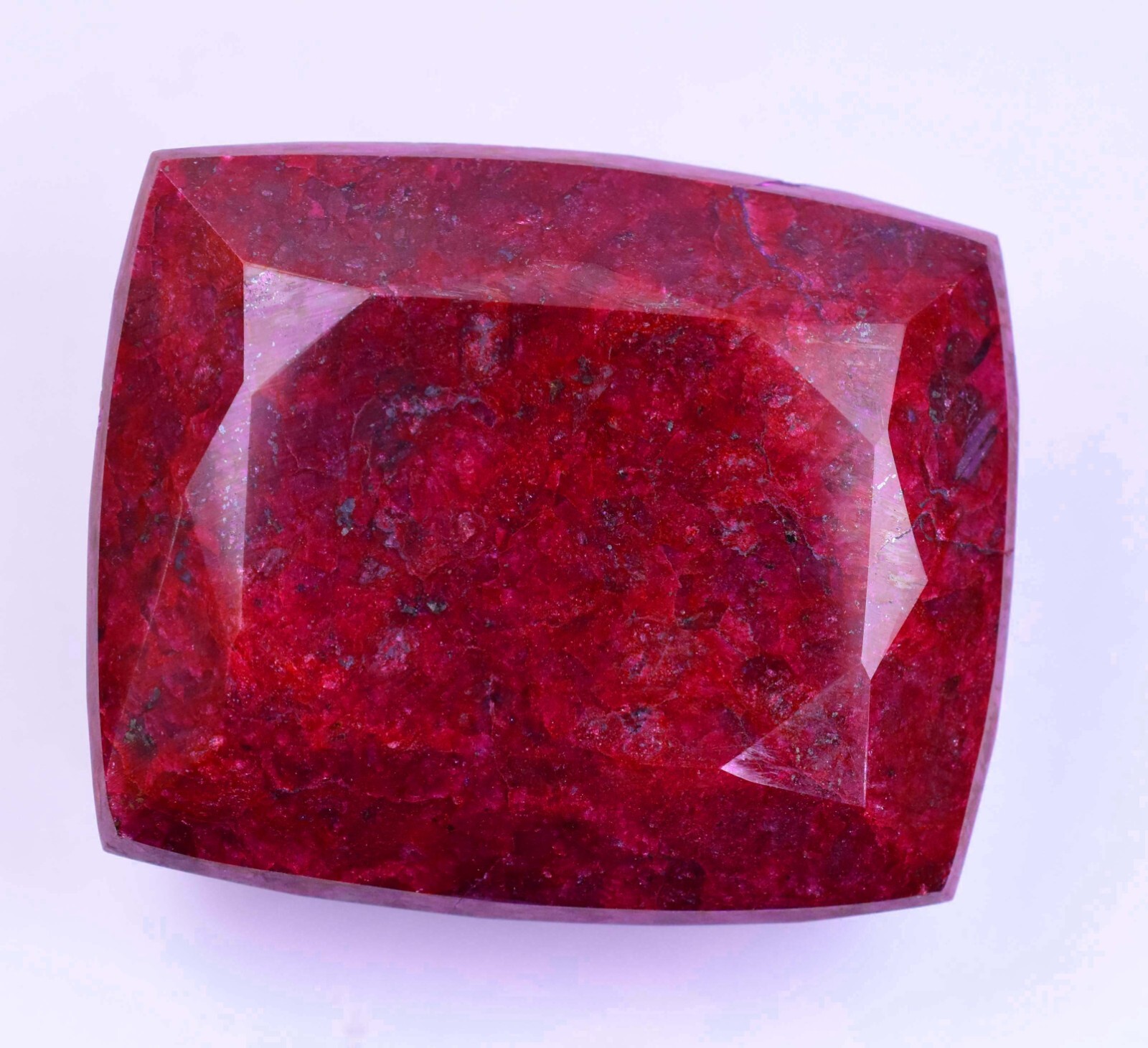 715.5 CT Natural Huge Red Ruby Certified Earth-Mined Cushion Cut Loose Gemstone