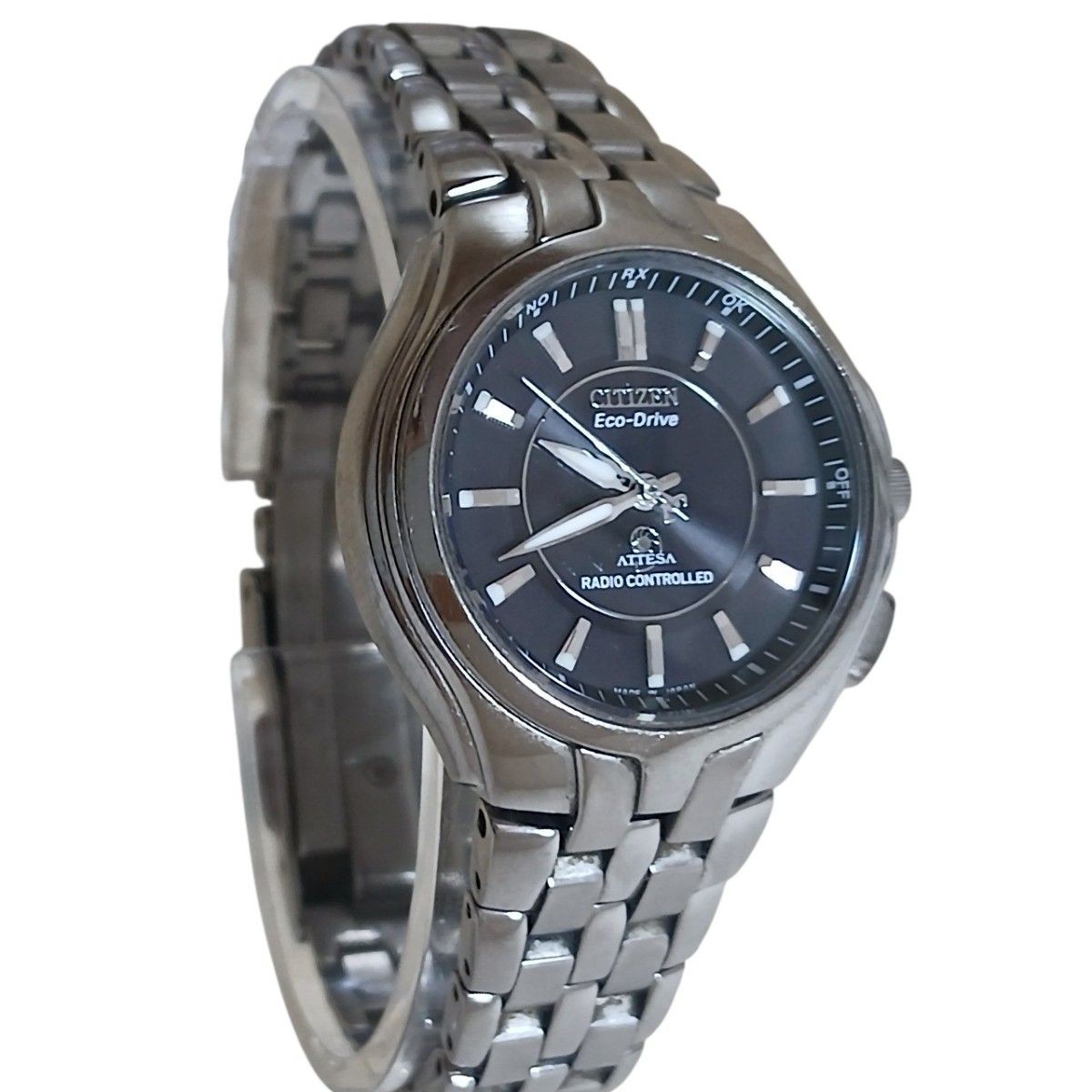 Citizen Attesa H330-T007635 Solar-Powered Titanium Black