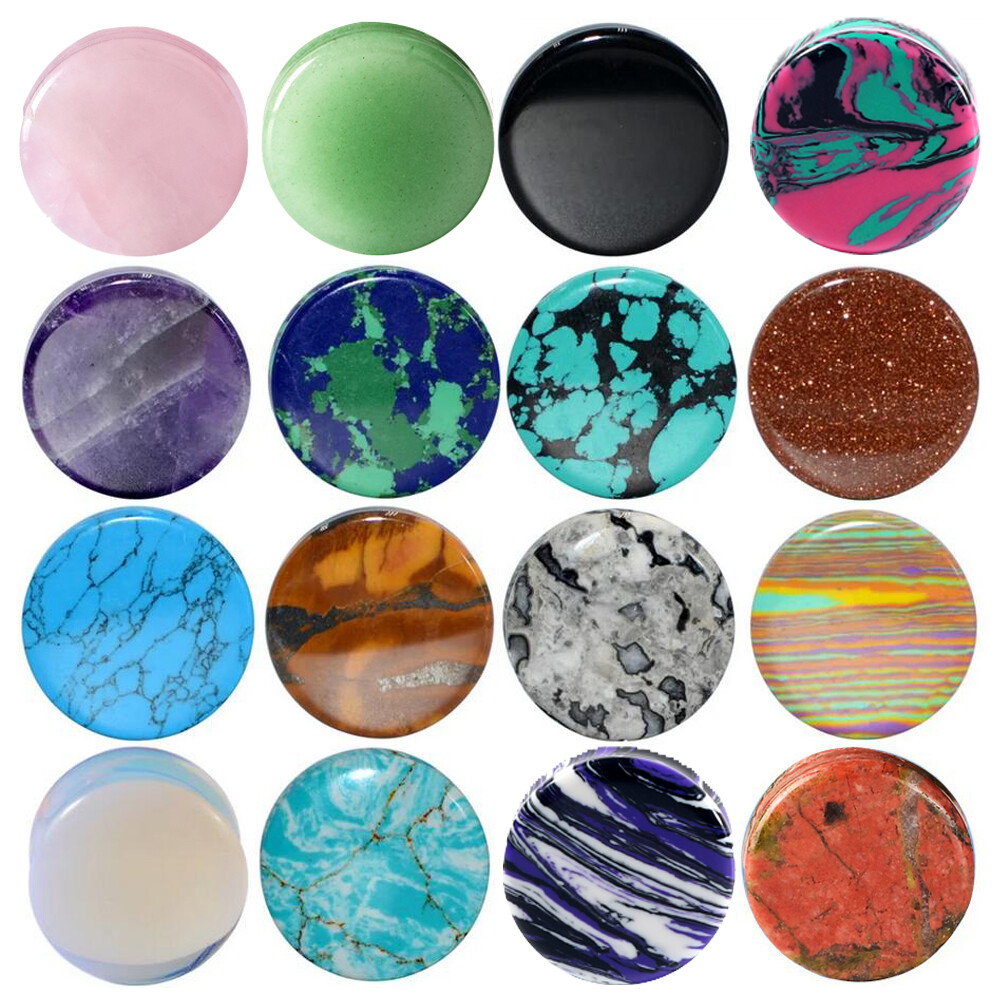 10-100Pairs Wholesale Ear Gauges Plugs Flesh Tunnels Ear Expander Piercing Set