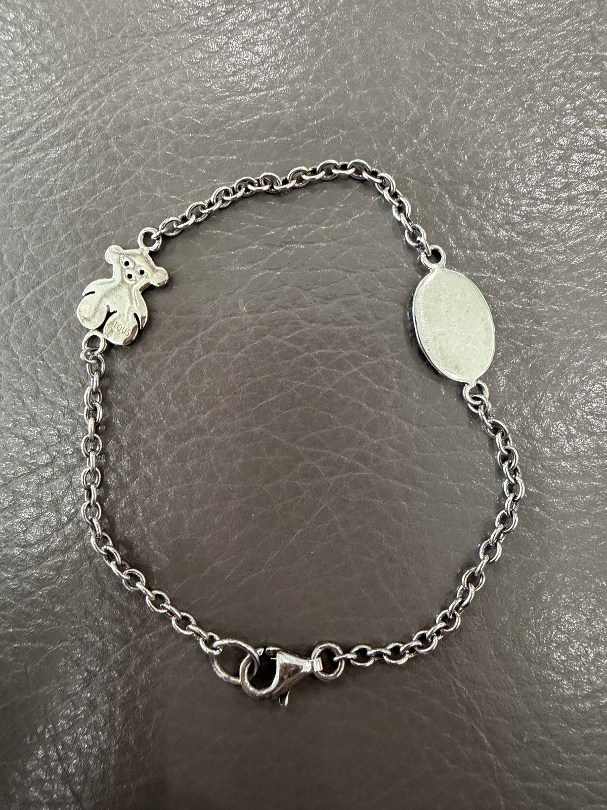 Sterling Silver Charm Bracelet Stamped Tous Sterling Silver Precious Piece Gift