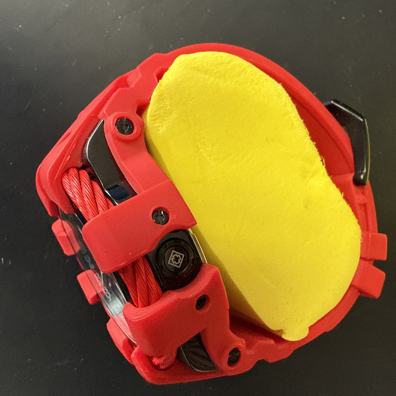 MENS INVICTA BOLT 23870 RED SILICONE BAND S/STEEL CASE CHRONOGRAPH WATCH