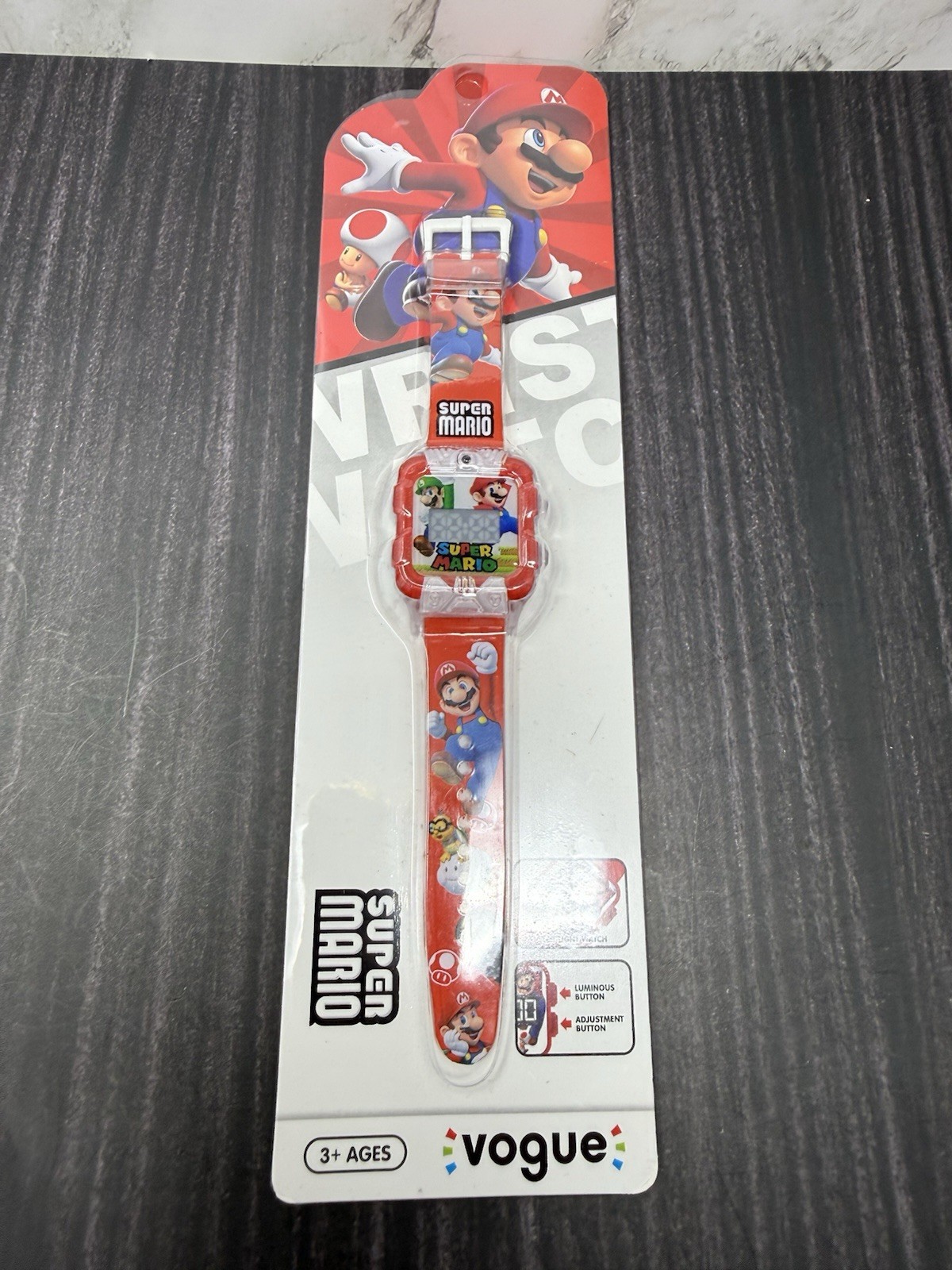 Super Mario ACCUTIME LCD WATCH New SEALED NINTENO SUPER MARIO BROTHERS