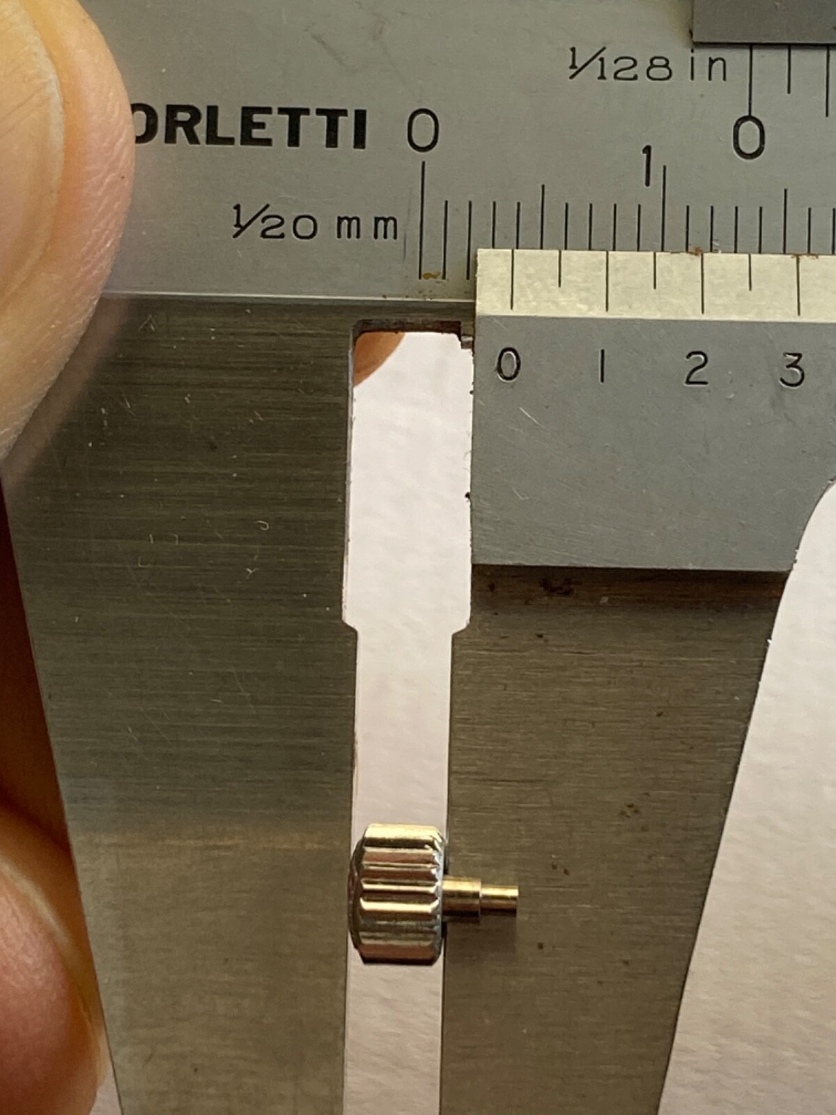 Zenith 5.5mm Steel Screw Down Crown VINTAGE N.O.S.