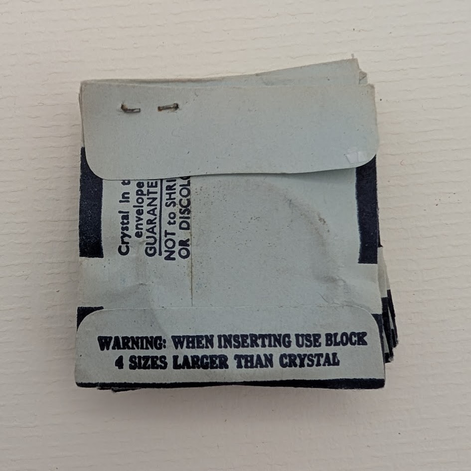 Lot of 3 Tru-Seal Watch Crystals TS 24 – 27.9mm – Made in England – NOS