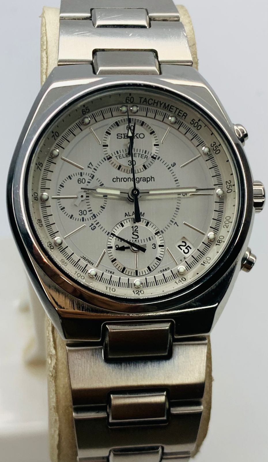 Vintage Seiko SUS Chronograph 7T62-0AA0 Men’s Quartz Watch