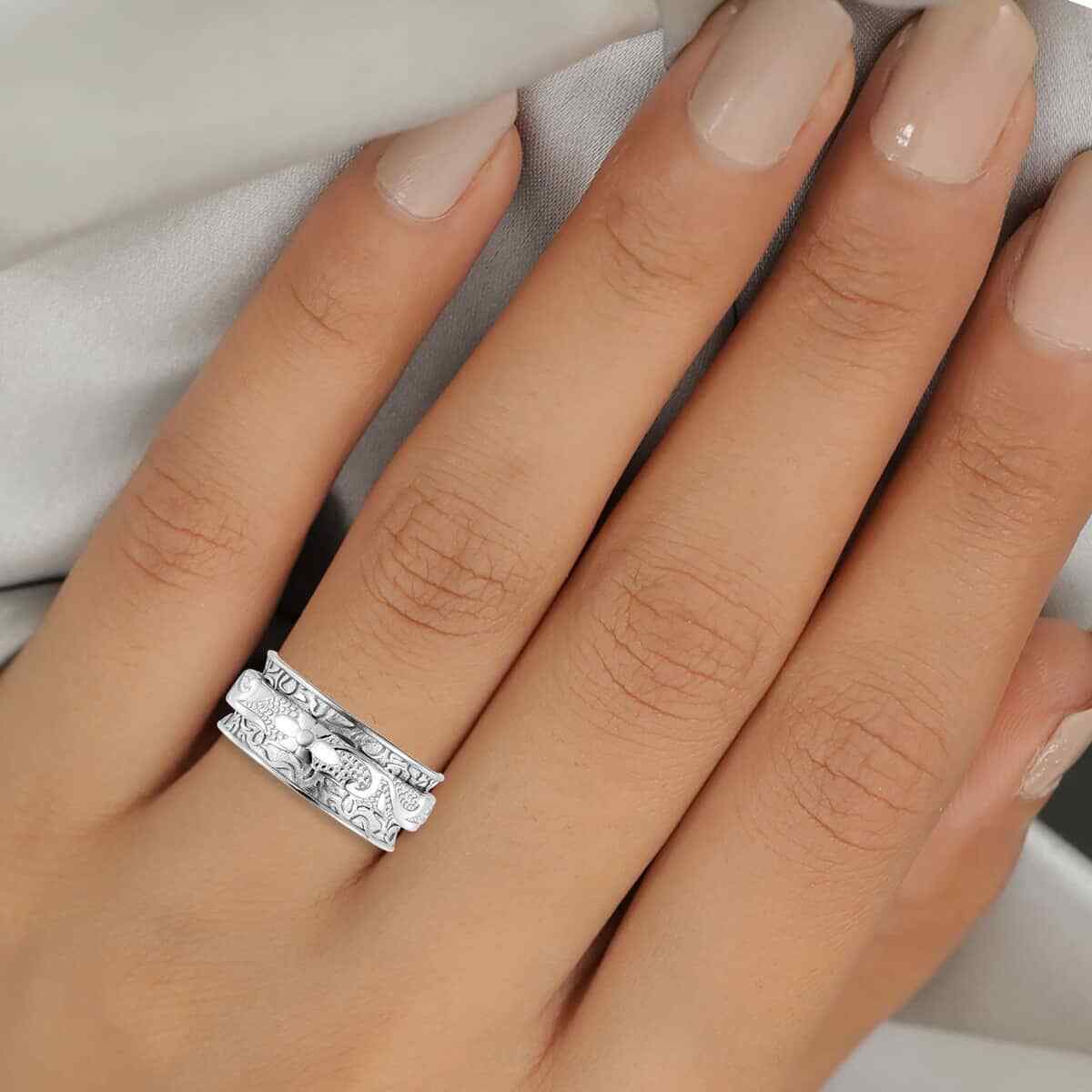 Spinner Ring in Sterling Silver 4.90 Grams Size 6