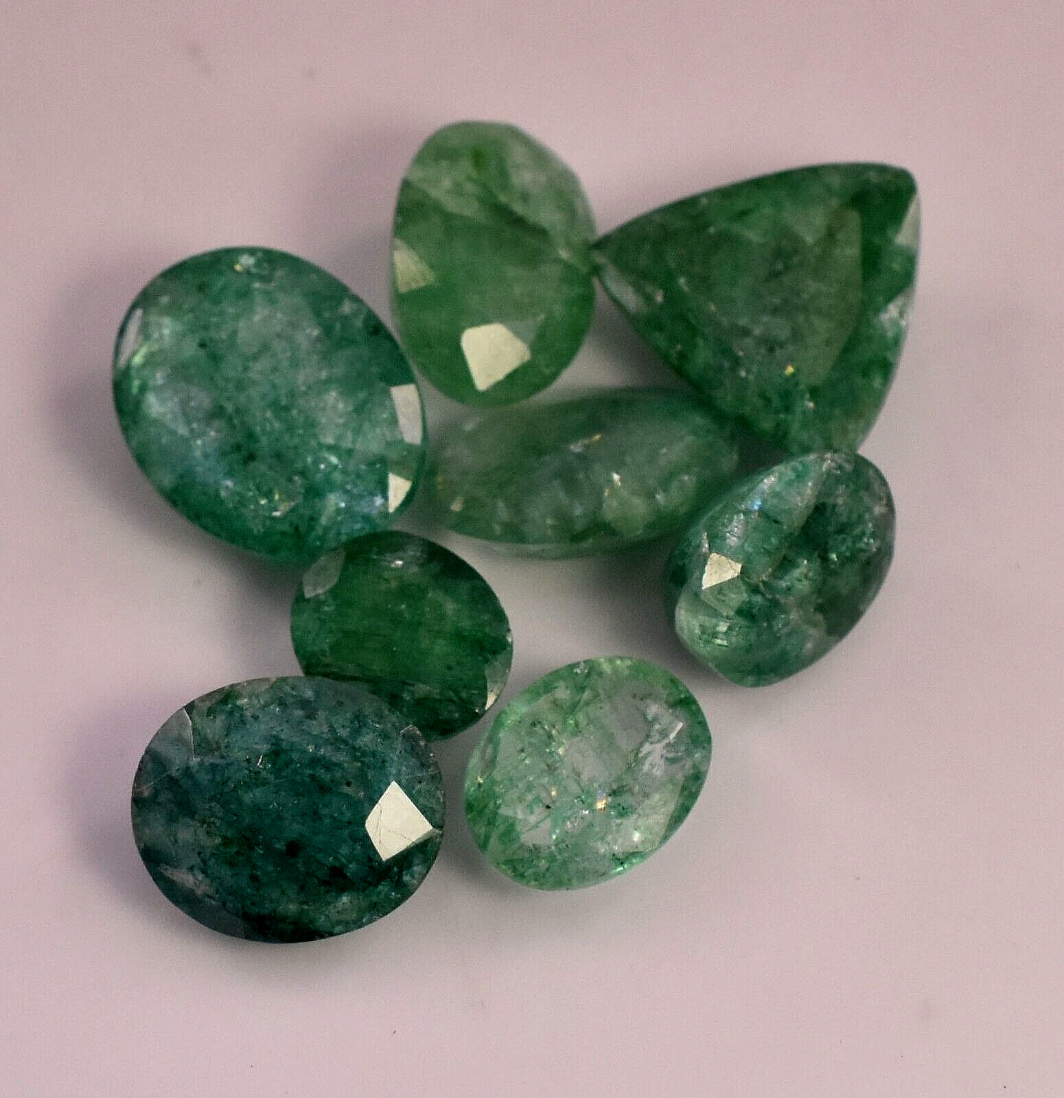 26.75 Ct Natural Green Beryl Colombian Emerald Loose Lot Gemstone
