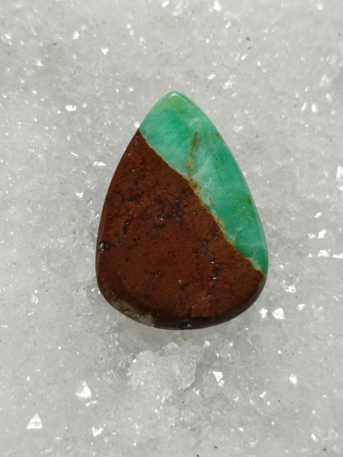 Natural Green Bio Chrysoprase Cabochon Loose Gemstone Jewelry 33 Cts. ME-15085